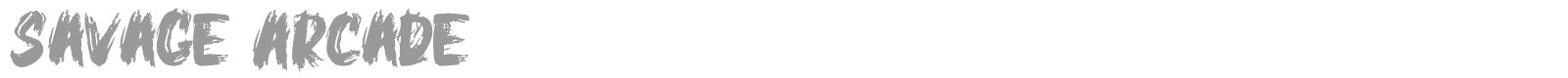 Savage Arcade font preview